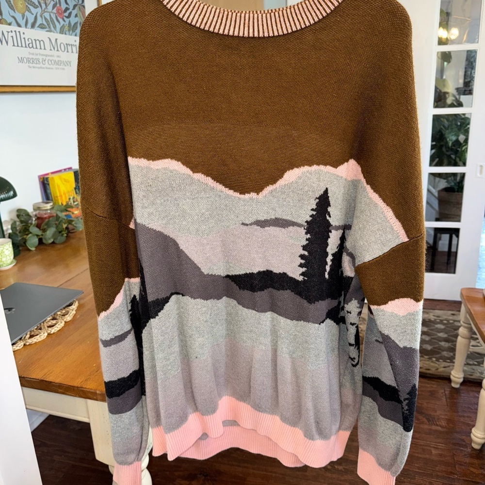 Urban Outfitters Landscape Sweater Crewneck | Size L